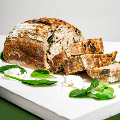 Spinach and Feta Sourdough