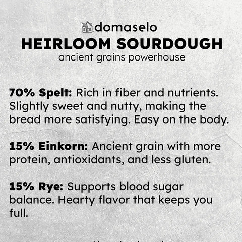 Heirloom Ancient Grains | Sourdough
