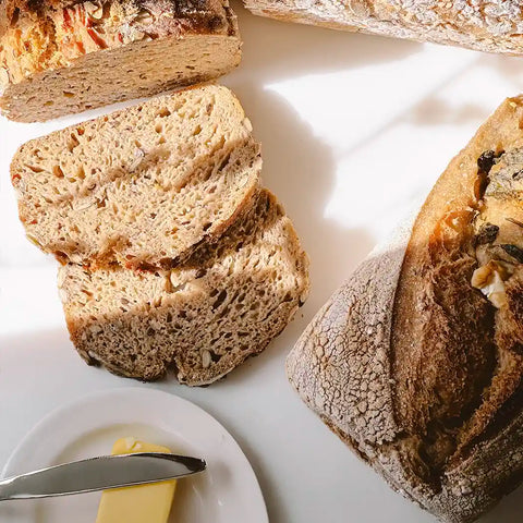 Emmer Bread With Seeds & Raisins