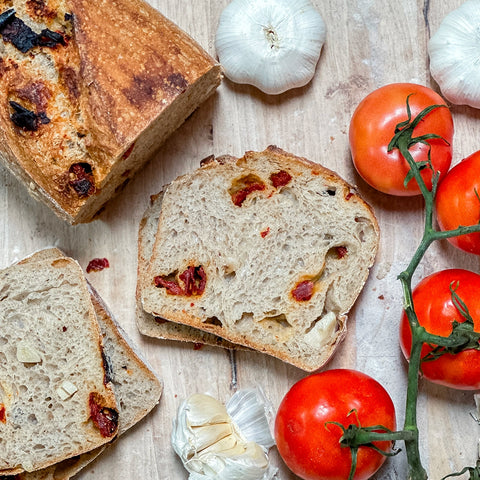 Garlic & Tomato Bread | Sourdough