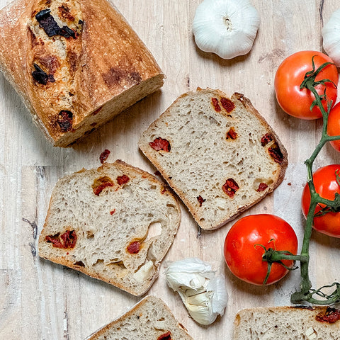 Garlic & Tomato Bread | Sourdough