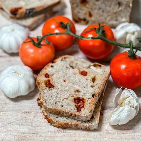 Garlic & Tomato Bread | Sourdough